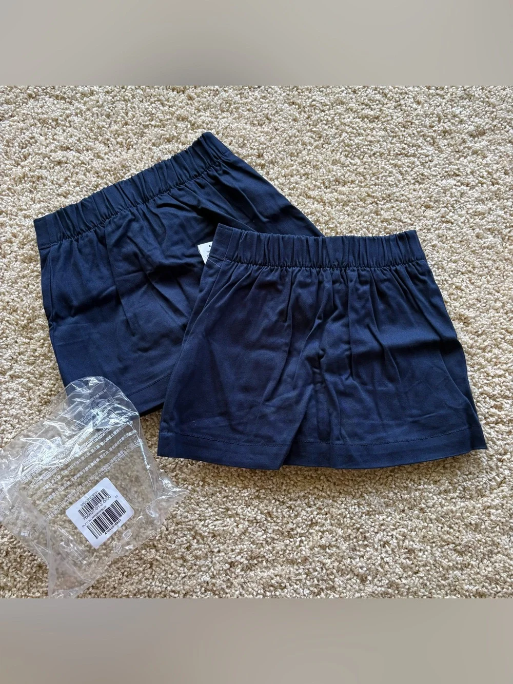 Old Navy Girls Uniform Navy Skorts XS NWT Lot of 2